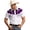 Purple@GC@, variant on CONZONE Mens Buttons Down Shirts Short Sleeve Shirts for Men Trendy Western Cowboy Embroidery Collared Soft Lightweight Summer Tops