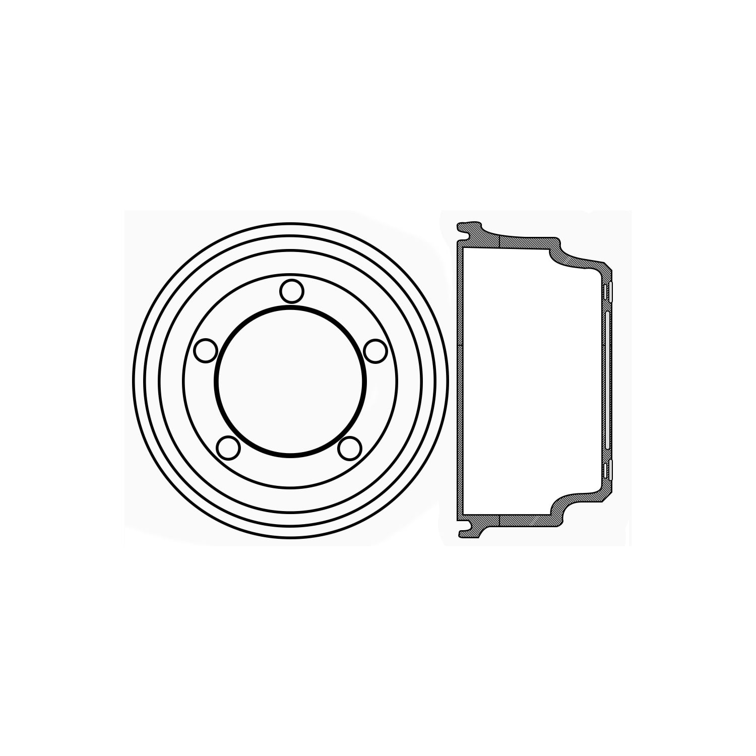 Centric Parts 123.67004 Brake Drum Fits select: 1972-1993 DODGE W-SERIES, 1979-1993 DODGE D-SERIES