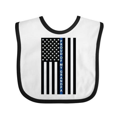 

Inktastic Grandpa Police Law Enforcement Gift Baby Boy or Baby Girl Bib
