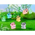 thumbnail image 1 of 8/24/48 piezas de adorables y luminosos pandas 3D de resina que brillan en la oscuridad, pequeñas figuras de pandas en micropaisajes para decorar el hogar, 1 of 5