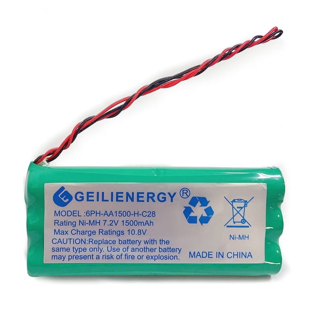 Batería GLEPOWER 7,2 V 1500 mAh Ni-Mh para alarma DSC 9047
