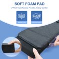 thumbnail image 4 of CAVENDY Knee Scooter Cushion Pad Cover for Adults Comfortable Plush Soft Cushion for Knee Scooters Knee Walker Accessories, 4 of 5