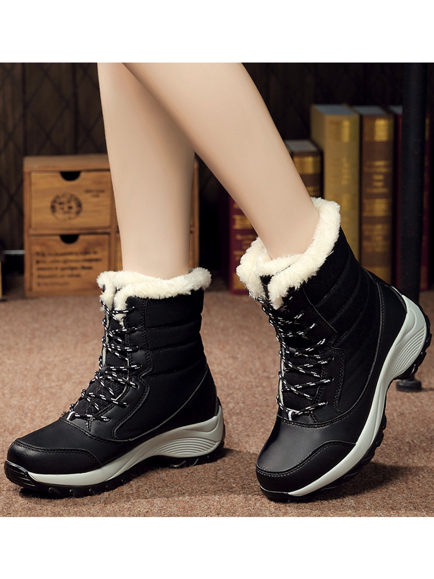 Ymiytan Womens Fashion Waterproof Mid 