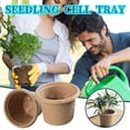 thumbnail image 2 of TanSiDing Biodegradable Nursery Pots for Seedlings, Eco-Friendly Peat Pot Plant Starter Cups, 8cm Garden Transplanting Trays, Home Gardening Supplies, 2 of 5