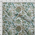 thumbnail image 4 of oneOone Cotton Poplin Twill Brown Fabric Jacobean Floral Sewing Material Print Fabric By The Yard 56 Inch Wide, 4 of 4