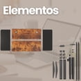 thumbnail image 3 of Escritorio Elevable de Altura Ajustable 140 × 61 cm para Oficina en Casa, Mesa de Trabajo Ergonómica con Estructura Metálica | ORZEL, 3 of 9