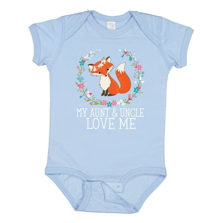 

Inktastic My Aunt and Uncle Love Me Fox for Niece Gift Baby Girl Bodysuit