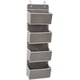 thumbnail image 1 of Organizador sobre la puerta con 4 bolsillos, organizador de almacenamiento colgante para despensa, bebé, cuarto de baño, armario, dormitorio (1 paquete, gris) Adepaton CJWUS-3617, 1 of 8