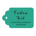 thumbnail image 1 of 100 PCS Personalized Paper Hang Tags Made Any Text Custom Tags Wedding Favor Gifts, 1 of 1