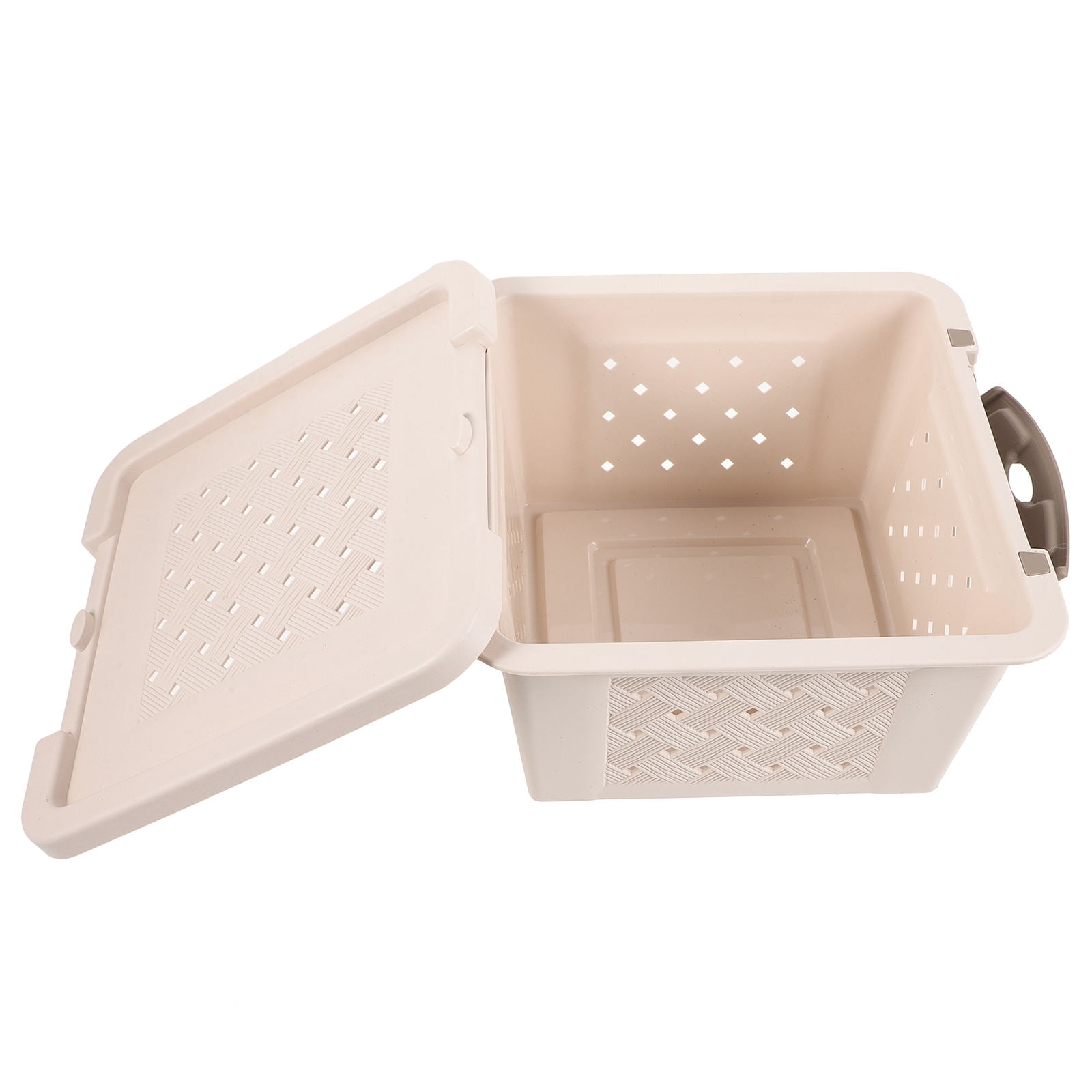 OATIPHO Hamster Carrier Box Beige Plastic Carrier for Small Pets Breathable Design