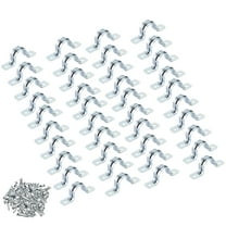 Wideskall 1" inch Heavy Duty Pipe Tube Conduit Steel Hanger U Strap Clamps Clip w/ Screws Pack of 40