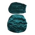 thumbnail image 3 of Funda para silla de computadora, funda para silla de oficina, dividida, extraíble, protectora, a prueba de polvo verde oscuro, 3 of 9