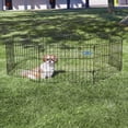 thumbnail image 2 of MidWest Homes for Pets 18-inch Exercise Pen, for Indoor and Outdoor use, 16 Sq Feet of Play, Folding Dog Pen, No Door Design for Maximum Security, Easy to Set Up, Foldable Dog Playpen, 2 of 6
