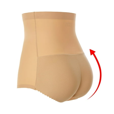 

Womens Panties Pack Women s Push-Up Ladies Lifting Hips Body-sculpting Pants Shaping Panties Seamless Underwear Beige L 3pcs