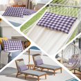 thumbnail image 6 of Purple Checkered Lumar Pillow Covers, Farmhouse Buffalo Plaid Soft Breathable Throw Pillow Cases with Invisible Zipper, Decorative Pillowcase Pillows Protectors for Sofa Bed Chair 16"x24", 6 of 9