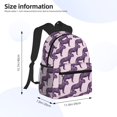 thumbnail image 3 of Daiia Leopard Print School Backpack for Men Women, Unisex Large Waterproof Bookbag Schoolbag Casual Daypack for High School/College/Teens/Travel/Work Black, 3 of 8