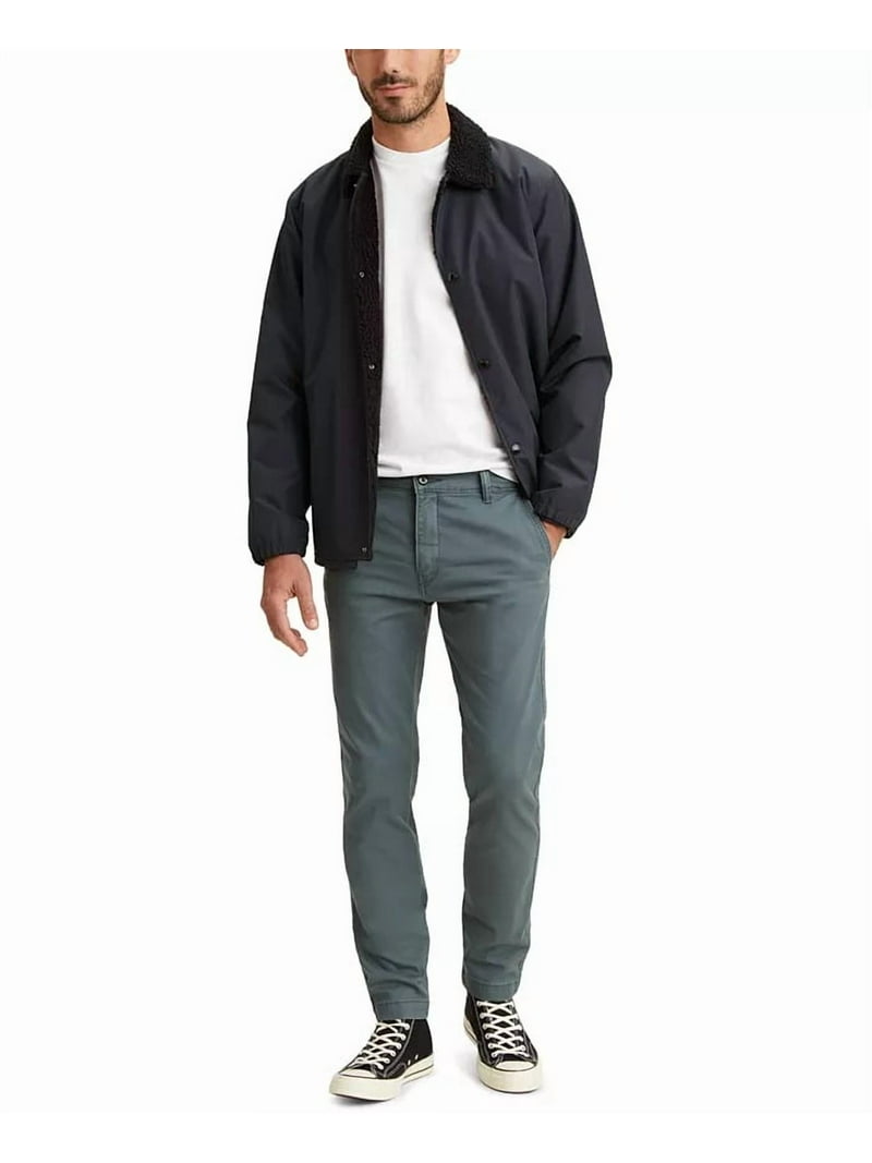 Levi's DARK SLATE Men's Xx Chino Standard Taper Fit Stretch Pants