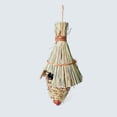 thumbnail image 4 of Straw Bird House Natural Handmade Hanging Bird Hut Woven Bird Nest for Outside, 4 of 10