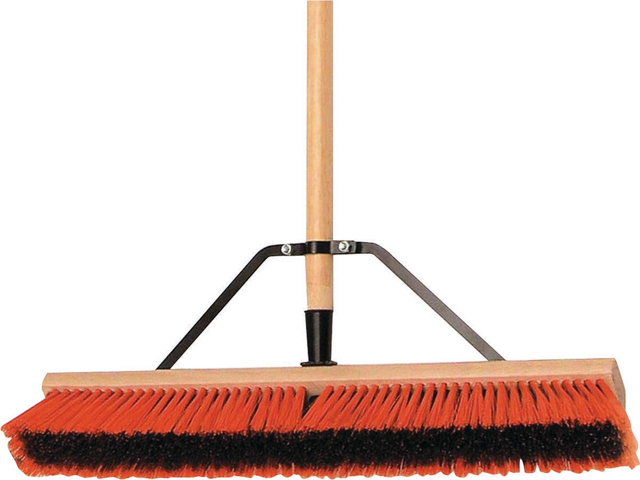 Push Broom W/brace 24in Medium