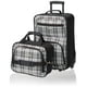 thumbnail image 1 of Juego de equipaje Rockland Fashion Softside Upright de 2 piezas negro, 1 of 6