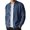 Navy, variant on Mens Zip Up Sweater Jacket Light Slim Fit Knit Stand Collar Ribbed Jackets Color Brick Red Size M
