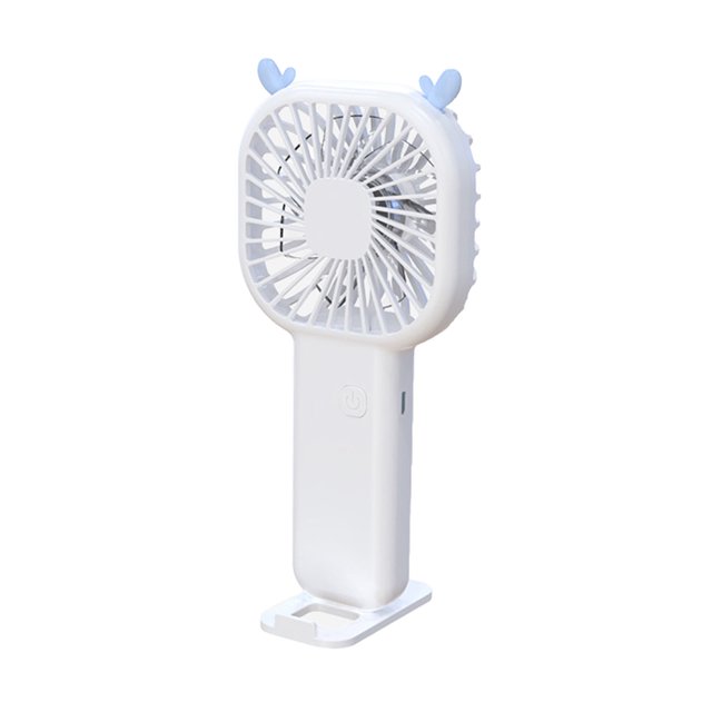 Bewildely ventilador de mano eléctrico portátil 3 velocidades ajustable refrigeración por aire personal verano deporte al aire libre soporte para Type2 NO2 Bewildely HA062837-01B