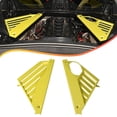thumbnail image 1 of ALLTIMES 2PCS Yellowe Engine Bay Panel Cover for Corvette C8 Stingray (Coupe, C8, R Z51）2020-2024, ABS Plastic, 1 of 11