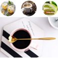 thumbnail image 3 of Juego de cucharas de flores, cucharas de té reutilizables de acero inoxidable, cuchara para revolver, cuchara de café, cuchara para mezclar, azúcar, postre, pastel, cuchara, helado, cucharas, vajilla para fiesta de té, juego de 4 - Style2 brillar Electrónica, 3 of 5