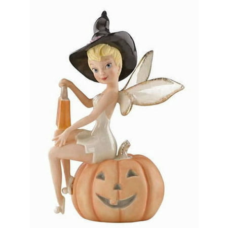- Lenox Disney Tink's Halloween Treat Tinberbell Witch On Pumpkin