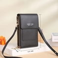 thumbnail image 5 of Anti-Theft Leather Bag,Small Crossbody Cell Phone Purse Wallet for Women,RFID Block Phone Purse Crossbody with Shoulder Strap, 5 of 9