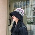 thumbnail image 3 of CoCopeanut Wanita Merajut Keranjang Harajuku Ember Topi Luar Ruangan Memancing Panama Hip Hop Cap Pria Musim Panas untuk Topi Wanita musim Semi, 3 of 6