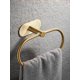 thumbnail image 2 of Self Adhesive Towels Rack Bathroom Towel Ring Holder Black Dishcloth Holder Without Drilling Stainless Steel Hanger Foot Handkerchief Towel Stand WC A, 2 of 4