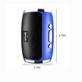 thumbnail image 3 of Matoen New Bluetooth Speaker Portable Subwoofer Wireless Bluetooth Speaker-Stereo Supports-card and U-disk Playback Blue, 3 of 8