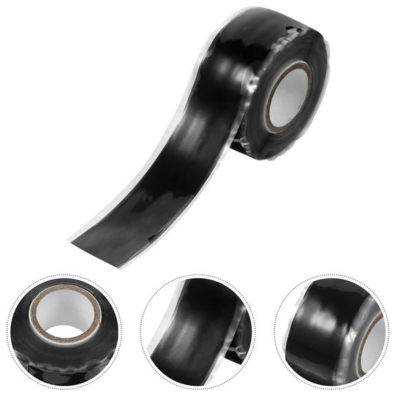 OUNONA Silicone Rubber Electrical Tape, 1 Roll Adhesive Wire Wrap Tape for Insulation and Sealing