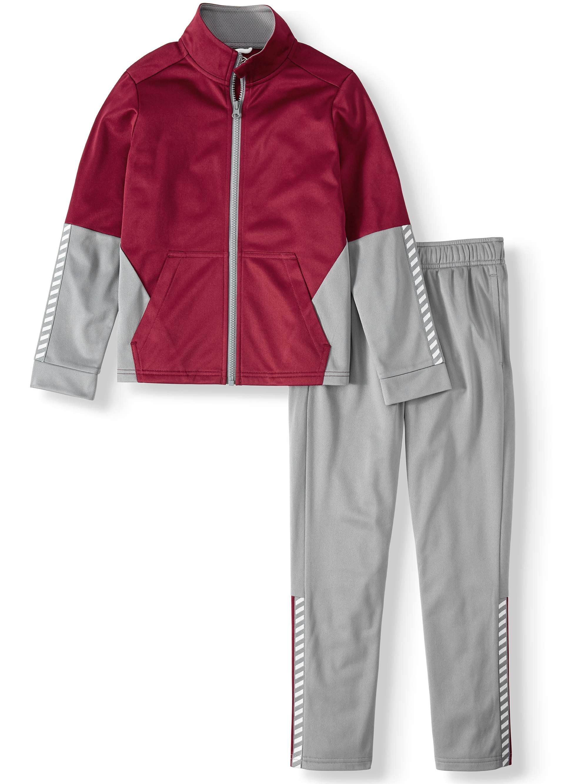 X-Future Mens Zipper Drawstring Jacket 2 Pieces Gym Pants Sweatsuit Outfit Set 