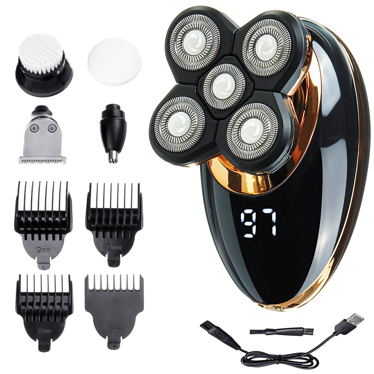 cordless bald head shaver and trimmer