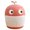 B, variant on XKHAZA Cute Desktop Trash Can Wastebasket, Mini Countertop Garbage Can with Lid, Small Plastic Storage Bin for Home Kitchen Dressing Office Kids Bedroom