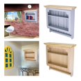 thumbnail image 1 of 2 uds moderno 1:12 casa de pequeña sala de pared sala de cocina hogar paisaje muebles adornos perfke gabinete de casa de muñecas, 1 of 9