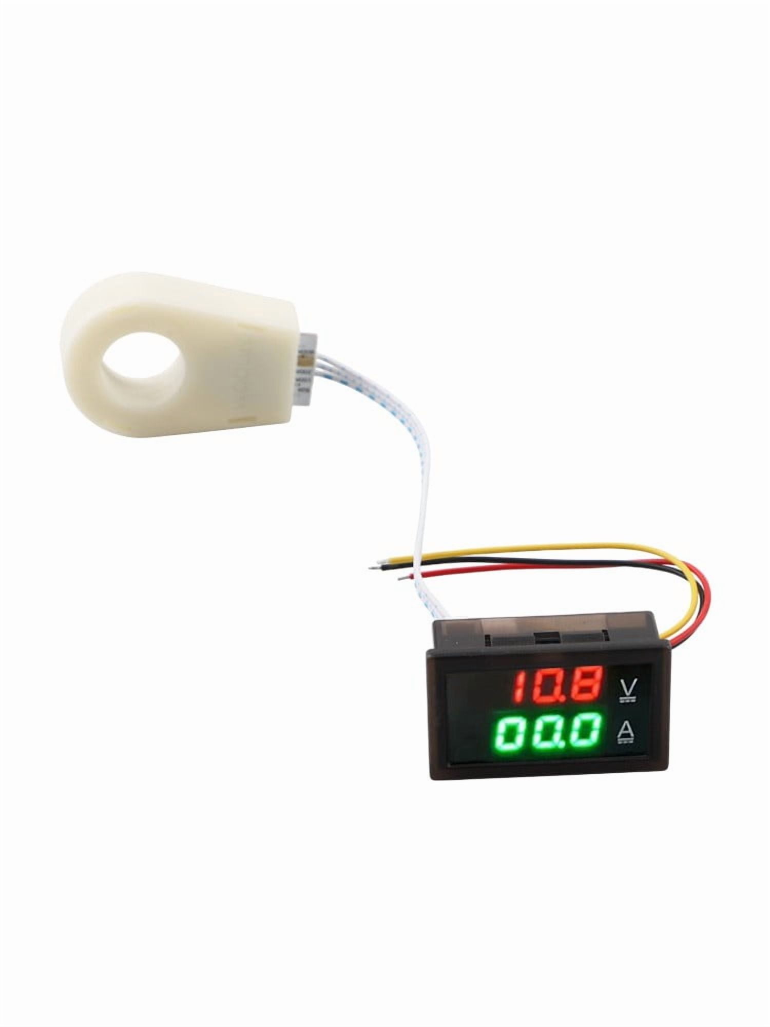 RANMEI Reliable Hall Effect Voltmeter Ammeter Dual Digital Display 1Pc Dc0300V 50A400A