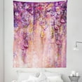 thumbnail image 1 of Tree Tapestry, Watercolor Painting Effect Wisteria Tree Blossoms Soft Scenic Spring Display, Fabric Wall Hanging Decor for Bedroom Living Room Dorm, 5 Sizes, Violet Purple Pink, by Ambesonne, 1 of 1