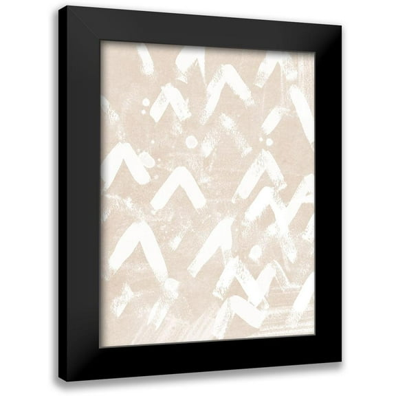 Vess, June Erica 12x14 Black Modern Framed Museum Art Print Titled - Earth Etching III