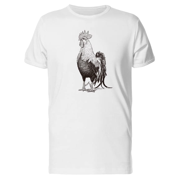 Sketch Of A Big Rooster Tee Men's -Image by Shutterstock
