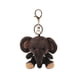thumbnail image 1 of EeaseMX Llavero de elefante de peluche, adorno colgante para bolso, llave de coche (café oscuro), 1 of 7