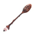 thumbnail image 1 of Cucharas de postre Wosthever Aleación con Cabeza de cristal Cobre rojo 1 ud, 1 of 6