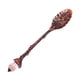thumbnail image 1 of Cuchara de Café Advancent Tallada en Bronce con Cabeza de Cristal Cobre Rojo, 1 of 6