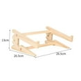 thumbnail image 6 of Wooden Ventilation Design Laptop Electronic Stand-Compatible For 10-15 inch Laptop Stand Holder, 6 of 7