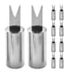 thumbnail image 1 of 10 piezas de soportes de acero inoxidable para maíz, brochetas para maíz en la mazorca para barbacoa, tenedores para maíz para cocinar en casa, accesorios para asar a la parrilla, brochetas de maíz, 1 of 7