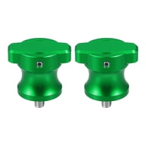 Unique Bargains 2pcs 6mm Universal CNC Swing Arm Stand Screw Motorcycle Swing Arm Spools Sliders Stronger Green