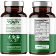 N1N Premium Kidney Cleanse [21 Potent Herbs] for Urinary Tract & Bladder Control, Natural Kidney Support with Cranberry Extract, Astragalus and Uva Ursi Leaf, 60 Veg Caps