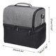 thumbnail image 2 of Loncheras Térmicas Para Hombre Mujer, Negras Grises, 12l, 2 of 5